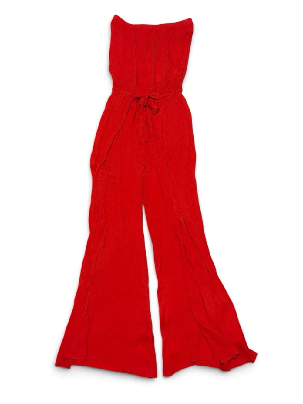 Elan NWT Red Strapless Wide Leg Jumpsuit Size Small - Picture 2 of 7